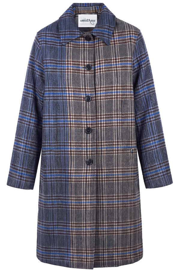 Ottod'ame - Coat - 480348 - Blue/Beige 