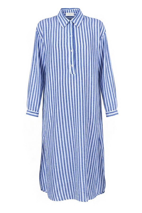 La Femme Blanche - Dress - 471781 - White/Blue 