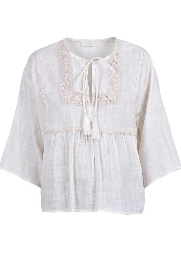 La Femme Blanche - Blusa - 471820 - Panna