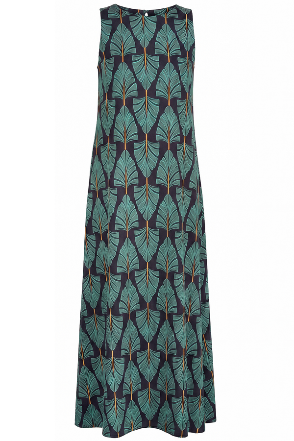 NIU - Abito - 470343 - Verde/Nero