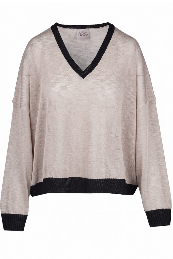 Même Road - Maglia - 470279 - Beige/Nero