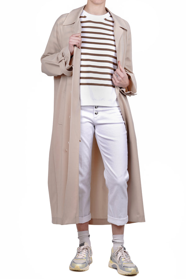 Semi Couture - Knitwear - 470936 - White/Camel 