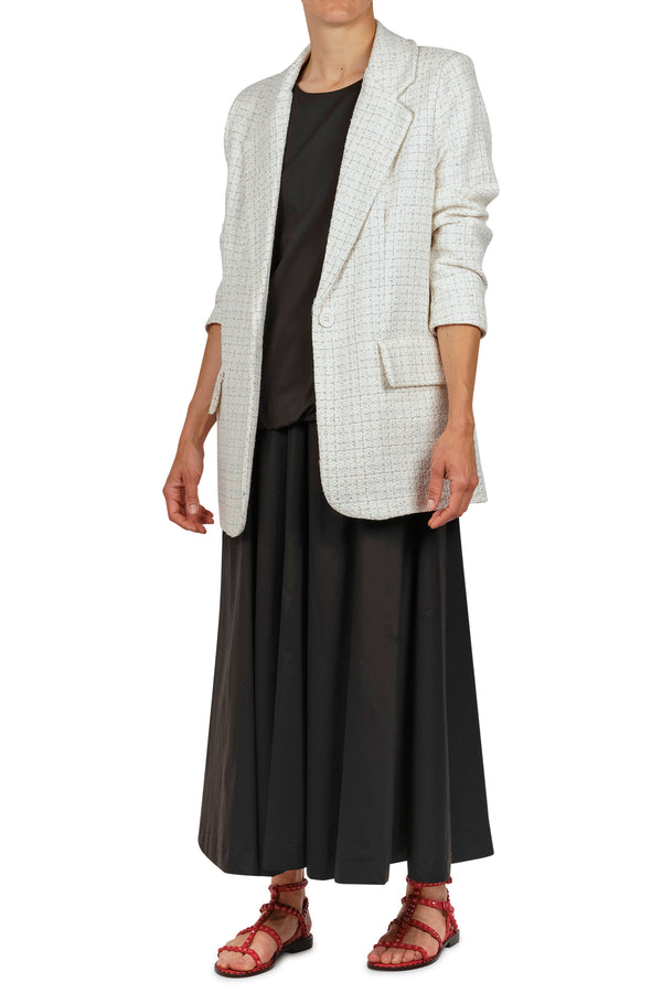The White Woman - Jacket - 451492 - Cream/Silver 