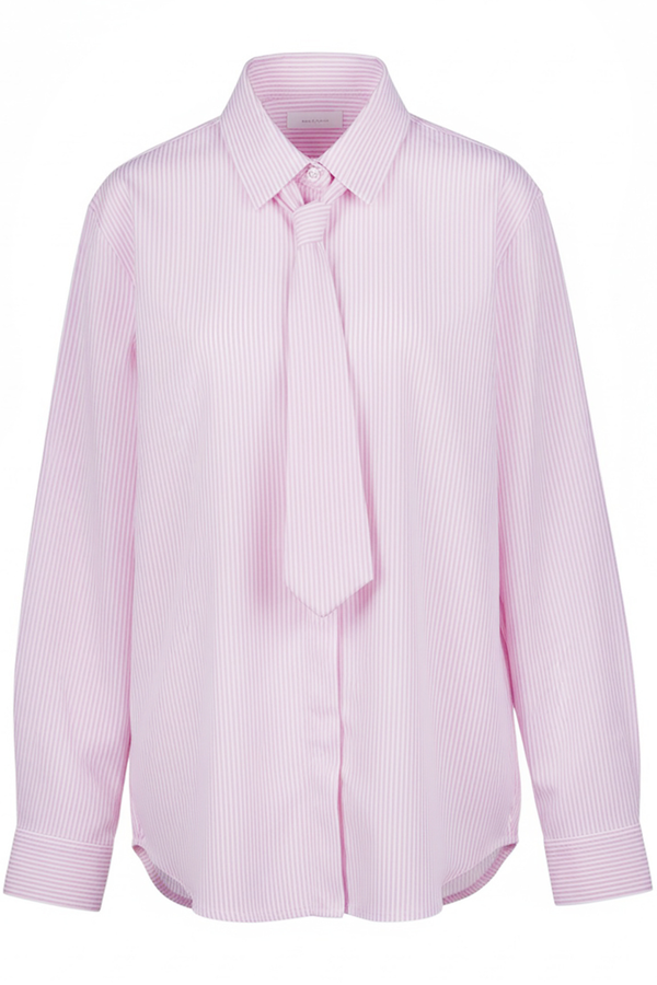 La Femme Blanche - Camicia - 471210 - Bianco/Rosa