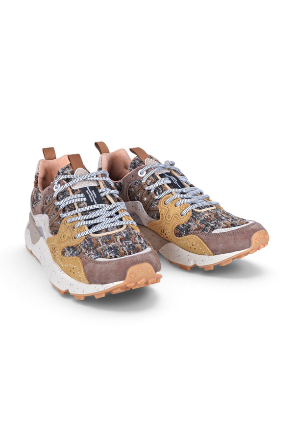 Flower Mountain - Sneakers - 480807 - Marrone/Ocra