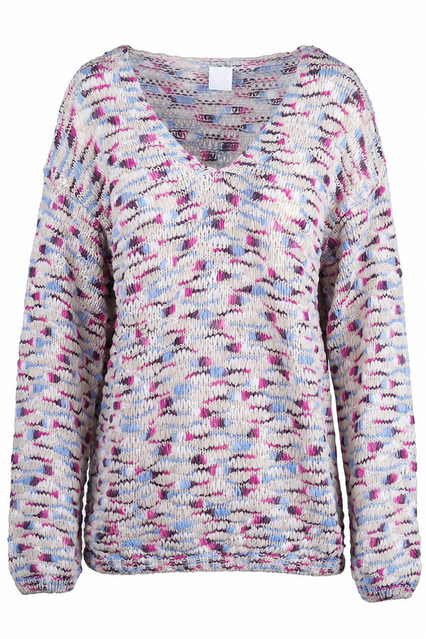 La Femme Blanche - Maglia - 471551 - Rosa/Blu