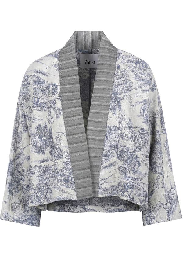 8pm - Jacket - 470477 - Blue Pattern 