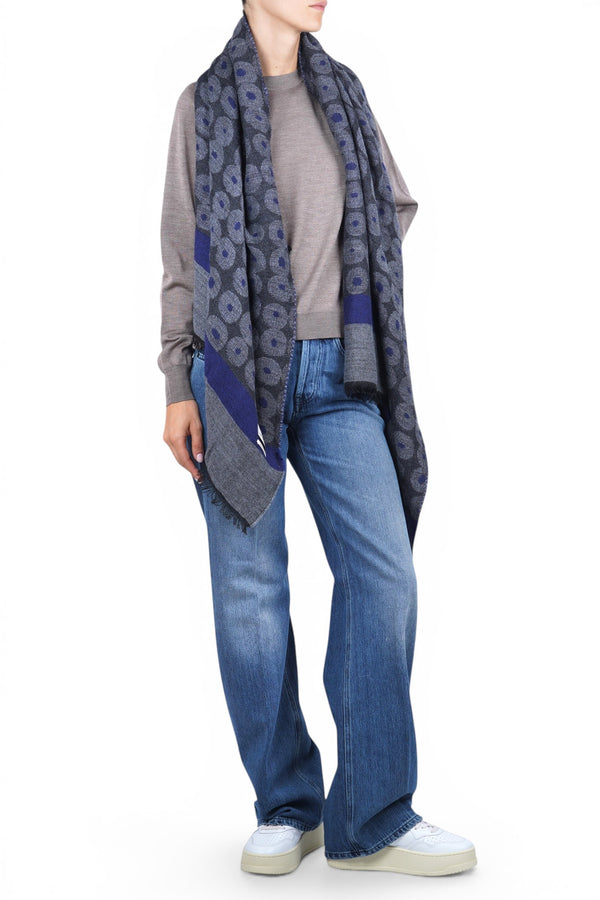 Alessia Santi - Sciarpa - 480528 - Grigio/Blu