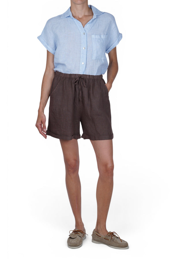 La Femme Blanche - Shorts - 471662 - Brown 