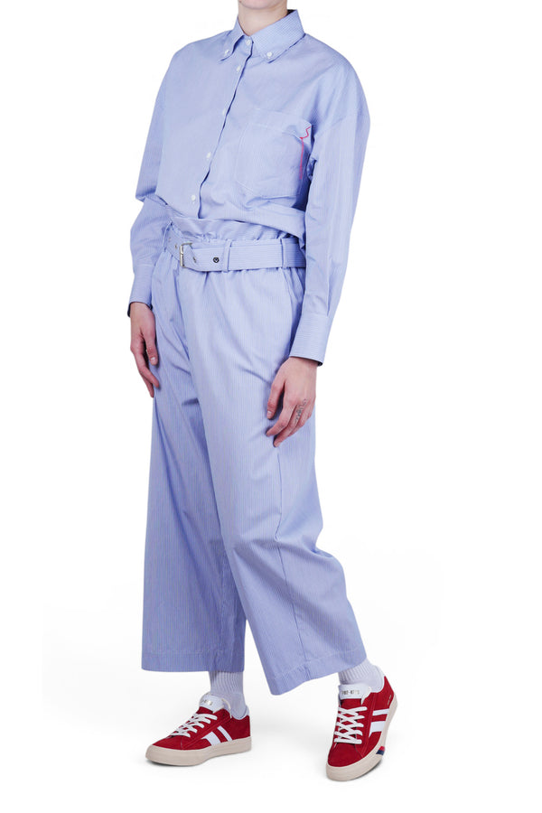 Solotre - Camicia - 470680 - Bianco/Azzurro