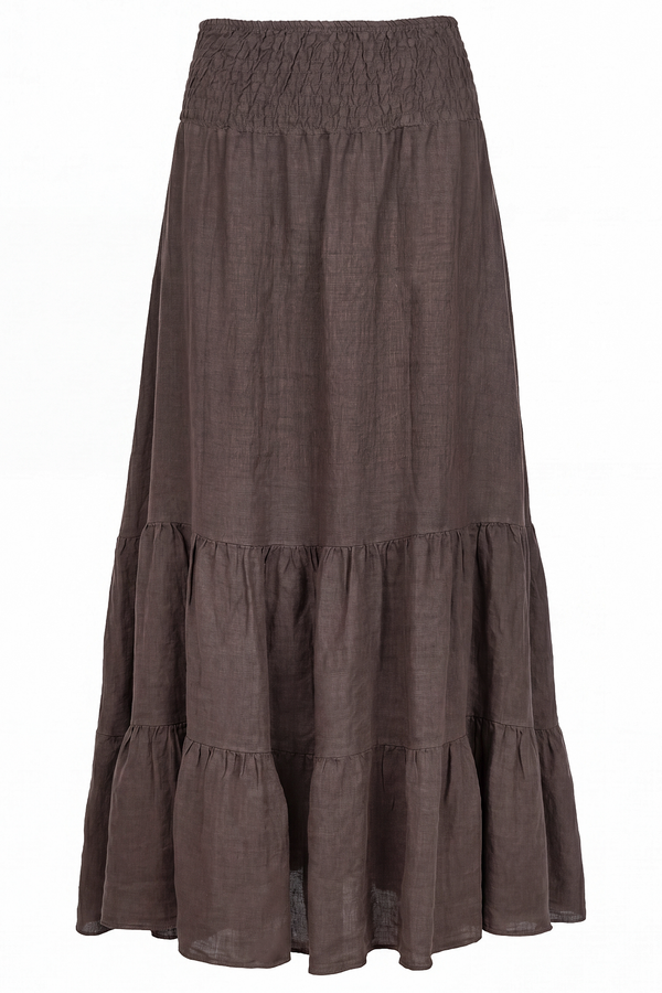La Femme Blanche - Gonna - 471646 - Moka