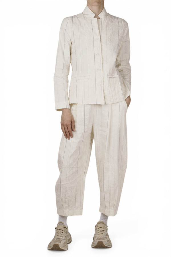 Mama B - Pantalone - 471410 - Latte/Blu