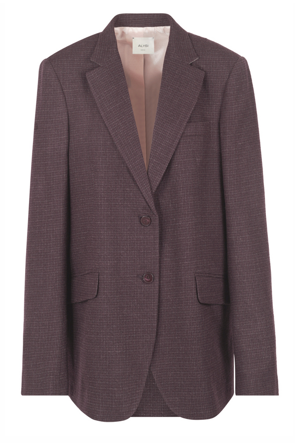 Alysi - Jacket - 460746 - Plum 