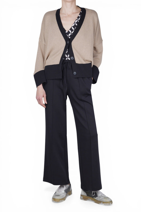 Même Road - Cardigan - 470280 - Beige/Nero