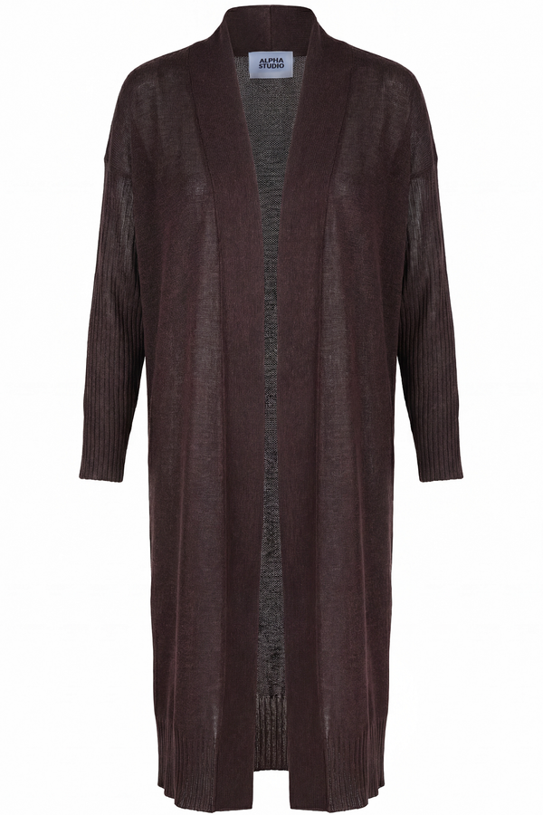 ALPHA STUDIO - Cardigan - 471110 - Cioccolato