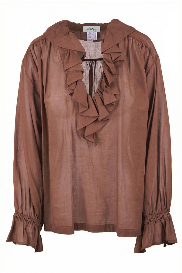 Ottod'ame - Shirt - 470750 - Chocolate 