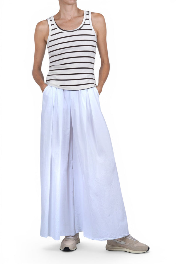 La Femme Blanche - Top - 471804 - Moka/Bianco