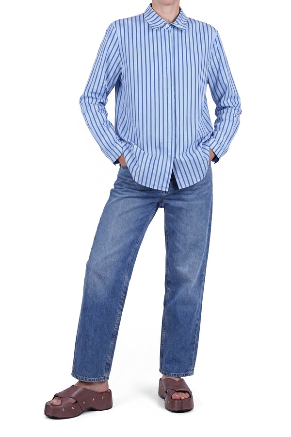 La Femme Blanche - Camicia - 471559 - Azzurro/Blu