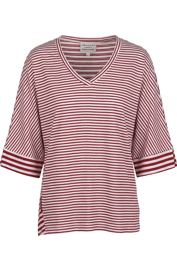 Alessia Santi - T-shirt - 470197 - Panna/Rosso