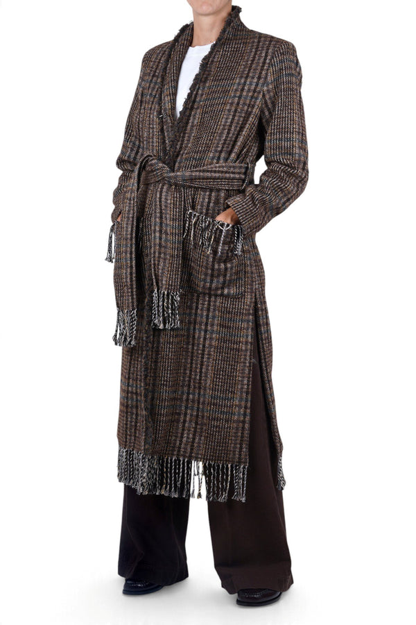 Front Street 8 - Cappotto - 480133 - Fantasia Marrone