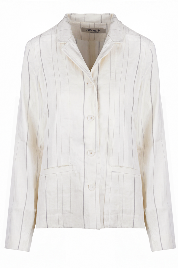 Mama B - Giacca - 471411 - Latte/Blu