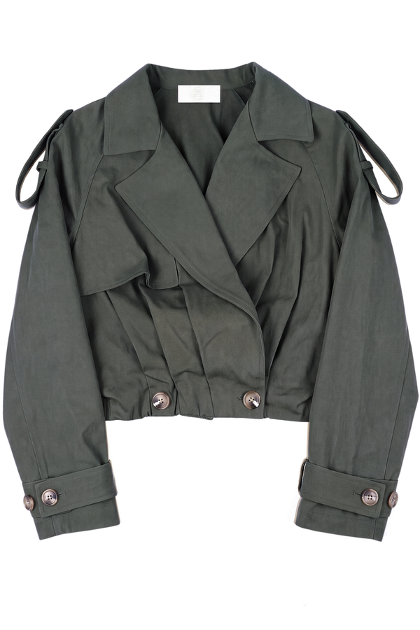 La Femme Blanche - Jacket - 481132 - Military 