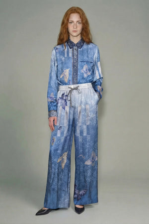 Thumbnail Pierre-Louis Mascia - Pantalone - 470098 - Fantasia Blu