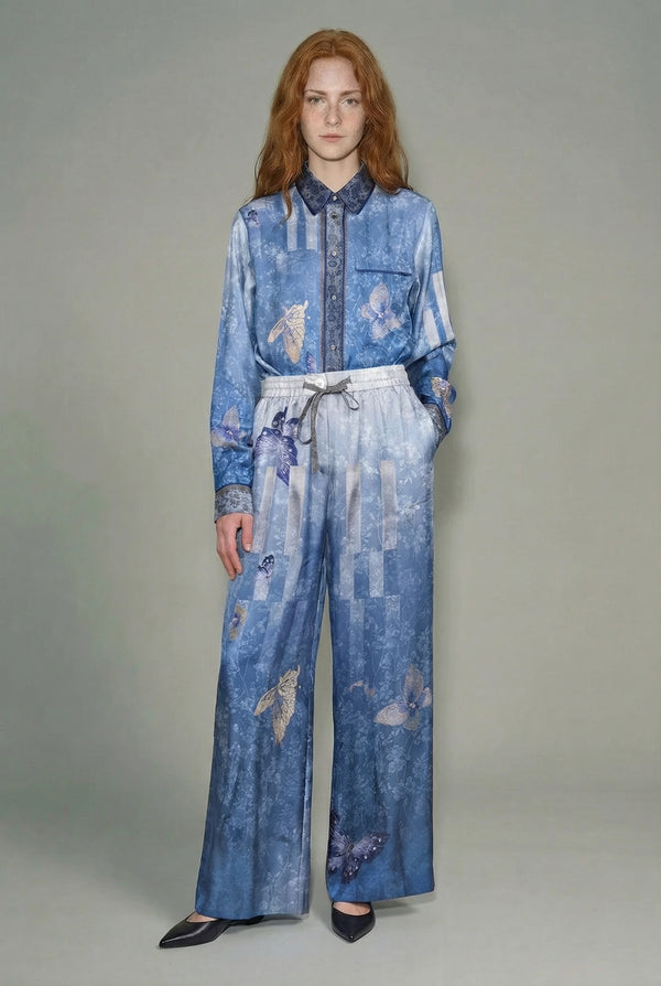 Pierre-Louis Mascia - Pantalone - 470098 - Fantasia Blu