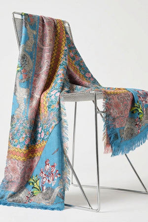 Thumbnail Pierre-Louis Mascia - Sciarpa - 470102 - Fantasia Turchese