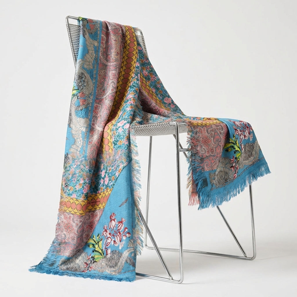 Pierre-Louis Mascia - Sciarpa - 470102 - Fantasia Turchese