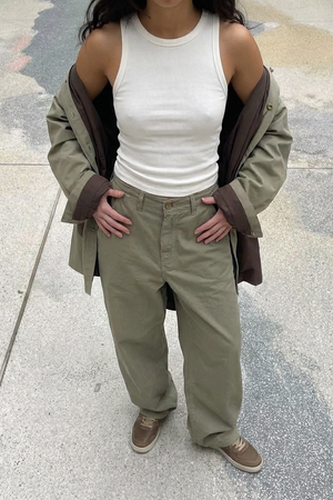 Thumbnail Alysi - Pants - 471166 - Sage 