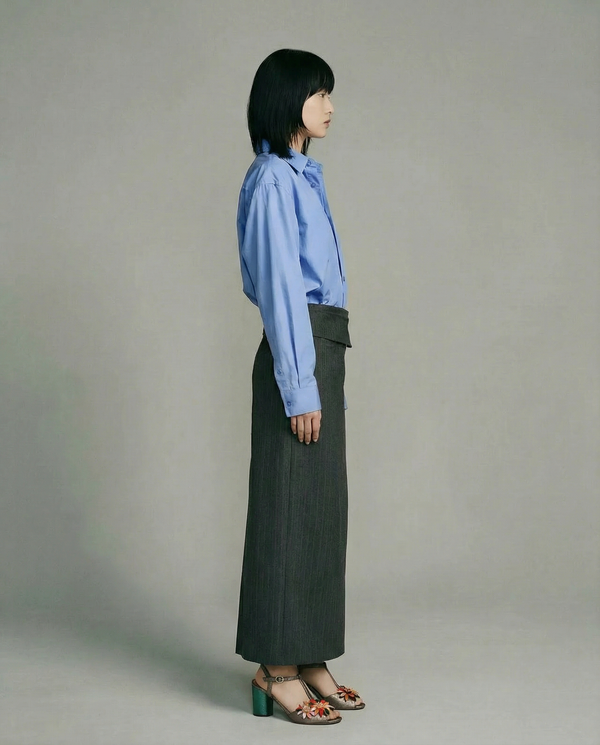 La Femme Blanche - Shirt - 471204 - Blue 