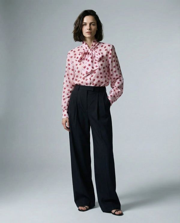 La Femme Blanche - Shirt - 471206 - Pink/Red 