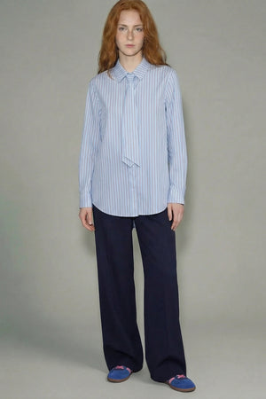 Thumbnail La Femme Blanche - Shirt - 471201 - Blue/Brown 