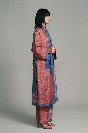 Thumbnail Pierre-Louis Mascia - Kimono - 470087 - Rosso/Blu