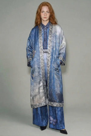 Thumbnail Pierre-Louis Mascia - Kimono - 470097 - Azzurro/Blu