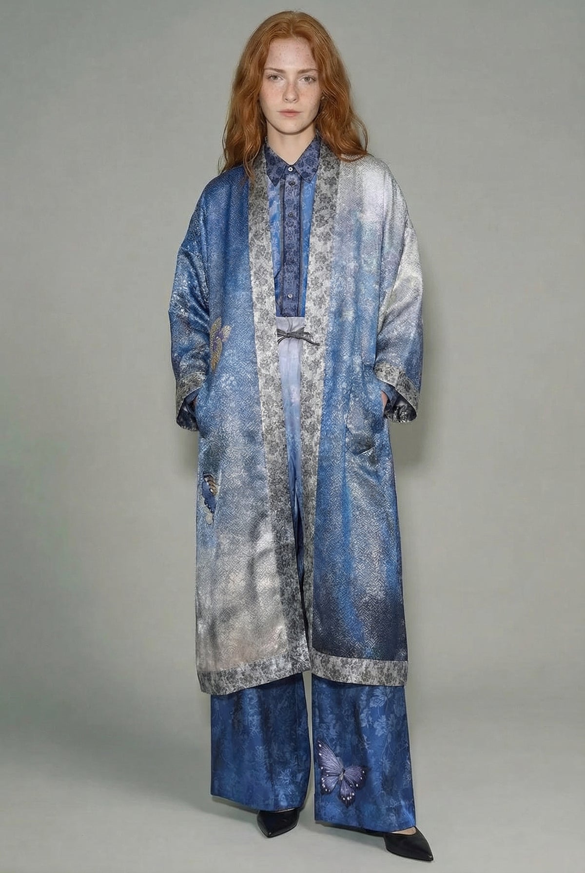 Pierre-Louis Mascia - Kimono - 470097 - Azzurro/Blu