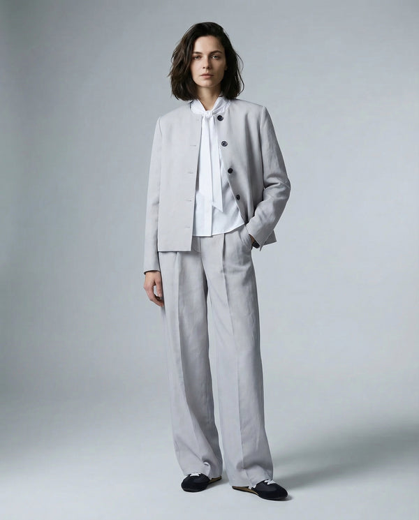 Liviana Conti - Pantalone - 470806 - Grigio chiaro