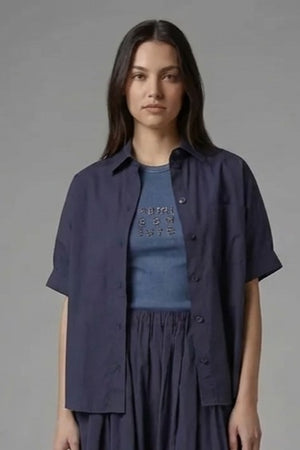 Thumbnail Ottod'ame - Camicia - 470717 - Blu