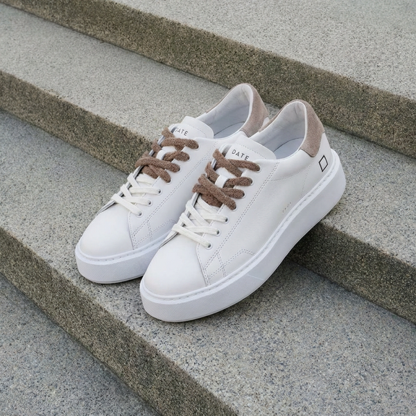 DATE - Sneakers - 470674 - Bianco/Rosa