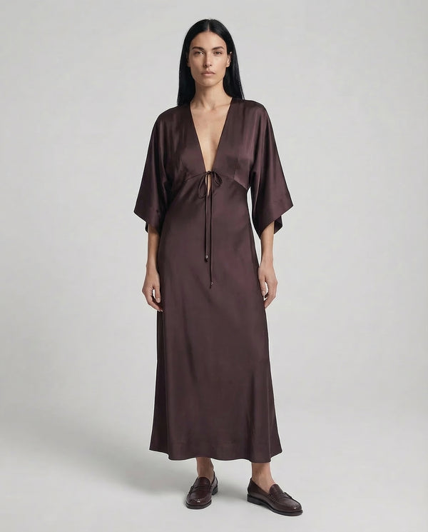 Ottod'ame - Dress - 470725 - Dark brown 