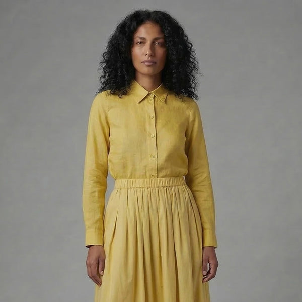 Ottod'ame - Shirt - 470749 - Mustard 