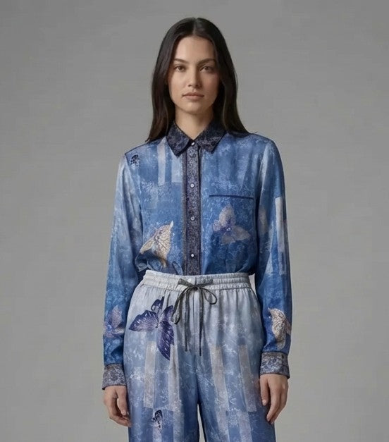 Pierre-Louis Mascia - Camicia - 470099 - Fantasia Blu