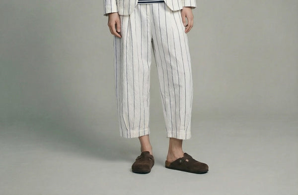 Mama B - Pantalone - 471427 - Latte/Blu