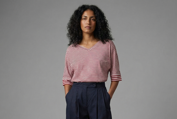 Alessia Santi - T-shirt - 470197 - Panna/Rosso