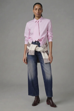 Thumbnail La Femme Blanche - Camicia - 471210 - Bianco/Rosa