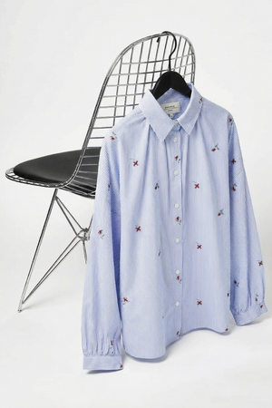 Thumbnail Weekend MaxMara - Camicia - 470623 - Fantasia Azzurro