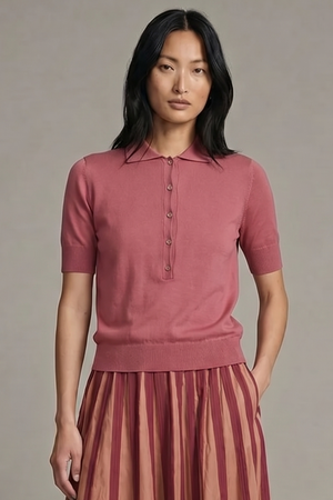Thumbnail ALPHA STUDIO - Maglia - 471108 - Rosa antico