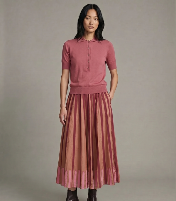 NIU - Gonna - 470366 - Rosa/Bordeaux