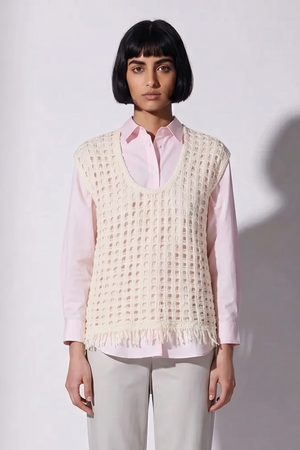Thumbnail Jucca - Vest - 470853 - Cream 